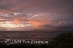 Waiting for the sunset, I look over and see a heavy rain ... by Patrick Reardon 